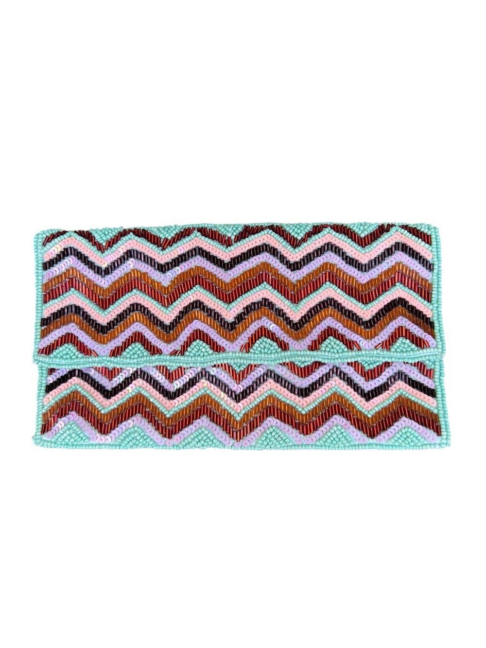 Max New York Beaded Envelope Clutch 9" x 5"